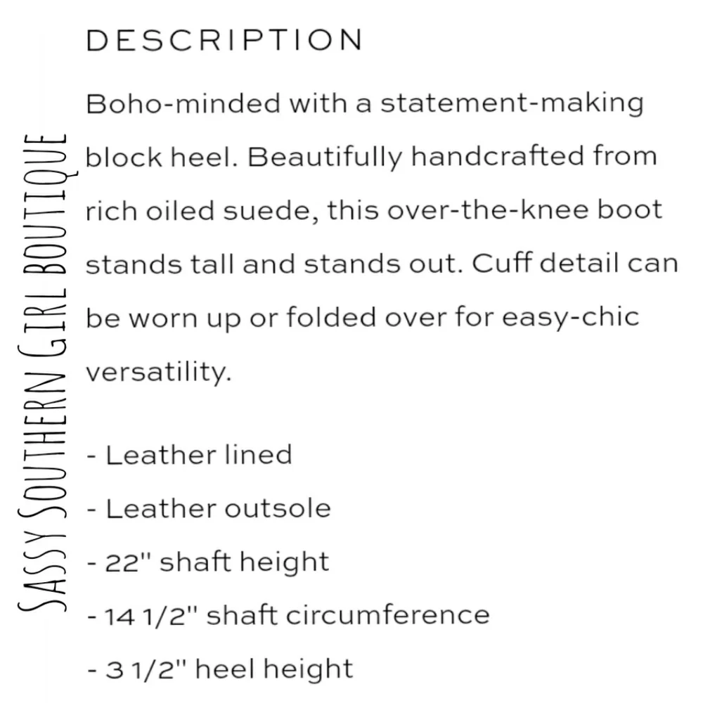 🆕⭐FRYE Over the Knee black suede leather boots